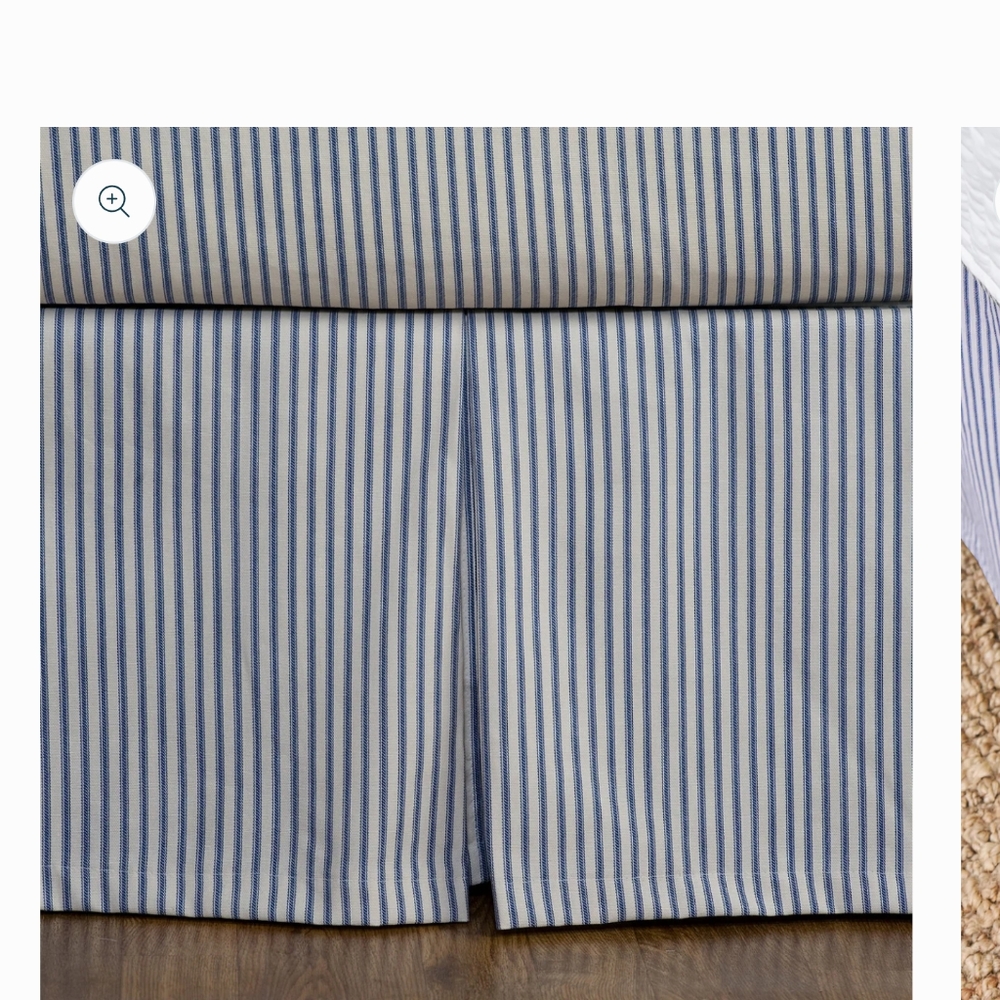 Bedskirt Southern Ticking Co assorted sizes and colors king queen twin - Picture 2 of 4